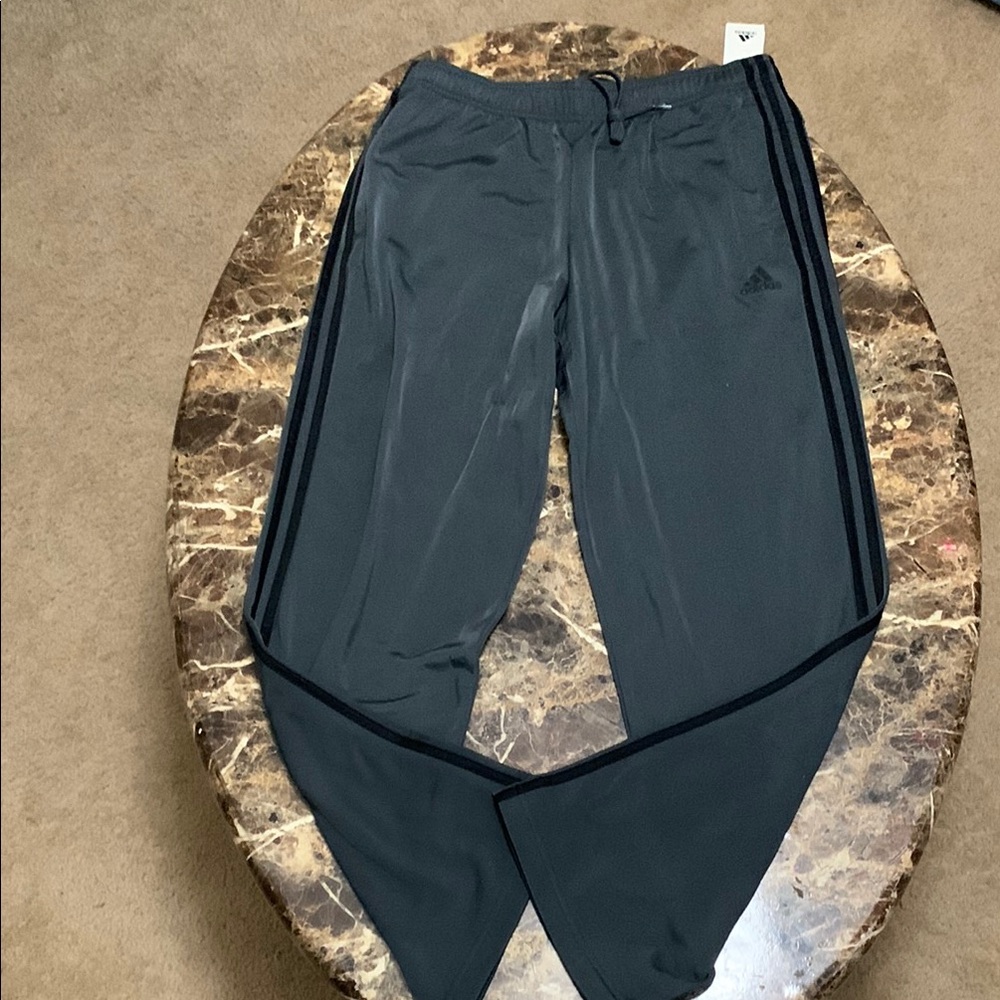 Adidas Men's Gray Track Pants